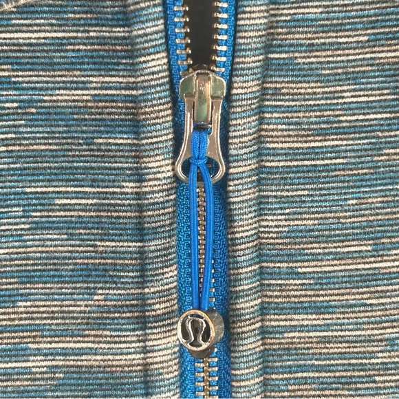 Lululemon Scuba Hoodie Stretch Women’s Sz 4 Blue Gray Full Zip Thumbholes W4A62S - Picture 9 of 15